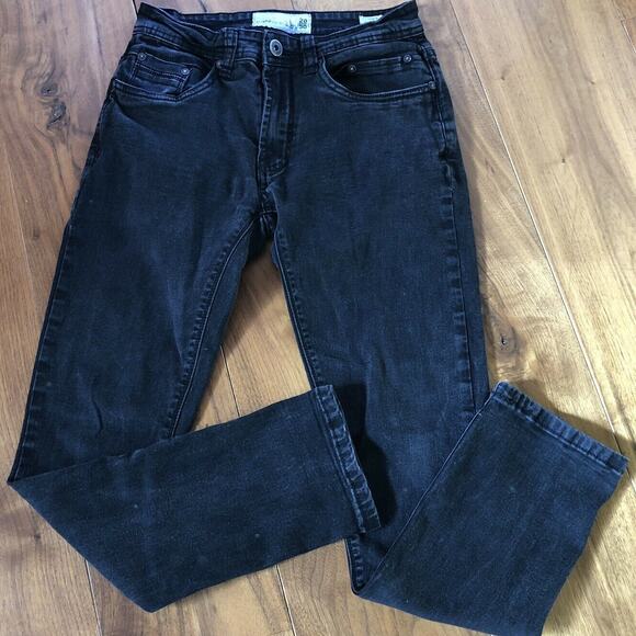 Paper Denim & Cloth Black Jeans Slim Fit Stretch Size 28/30 - Picture 1 of 6